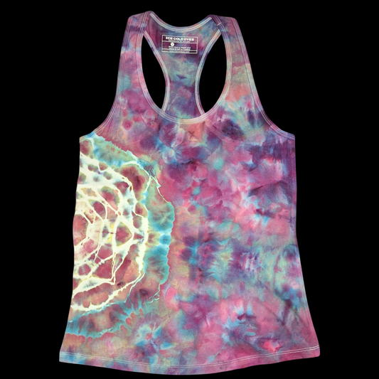 Side Mandala Purples Ladies Cut Tanks