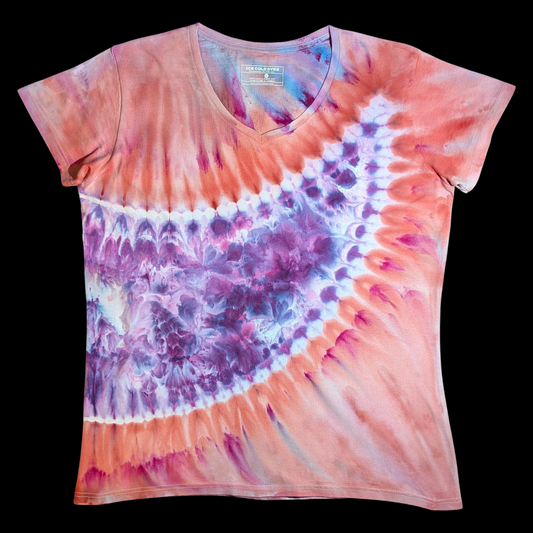 Violet Slice - XL Ladies V-Neck