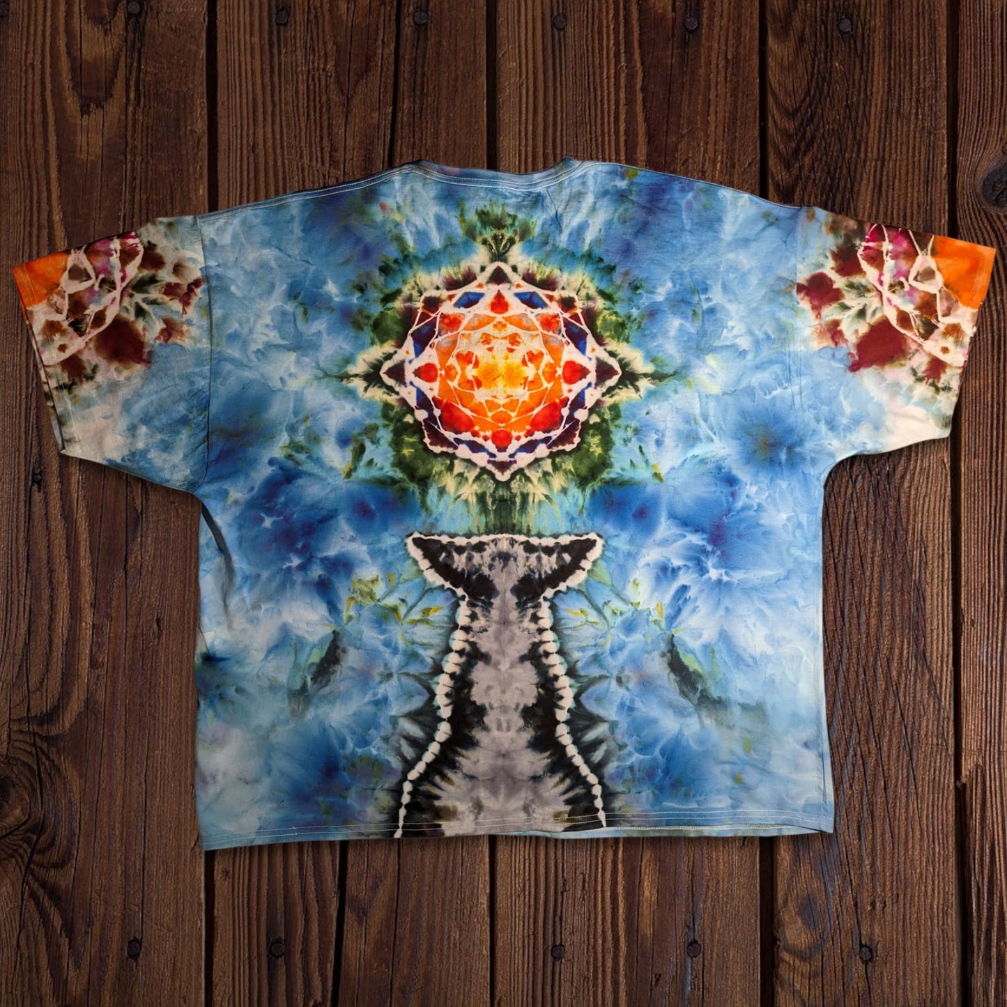 Stanley Portal Mandala - Grateful Dead Ice Dyed Shirt 4XL