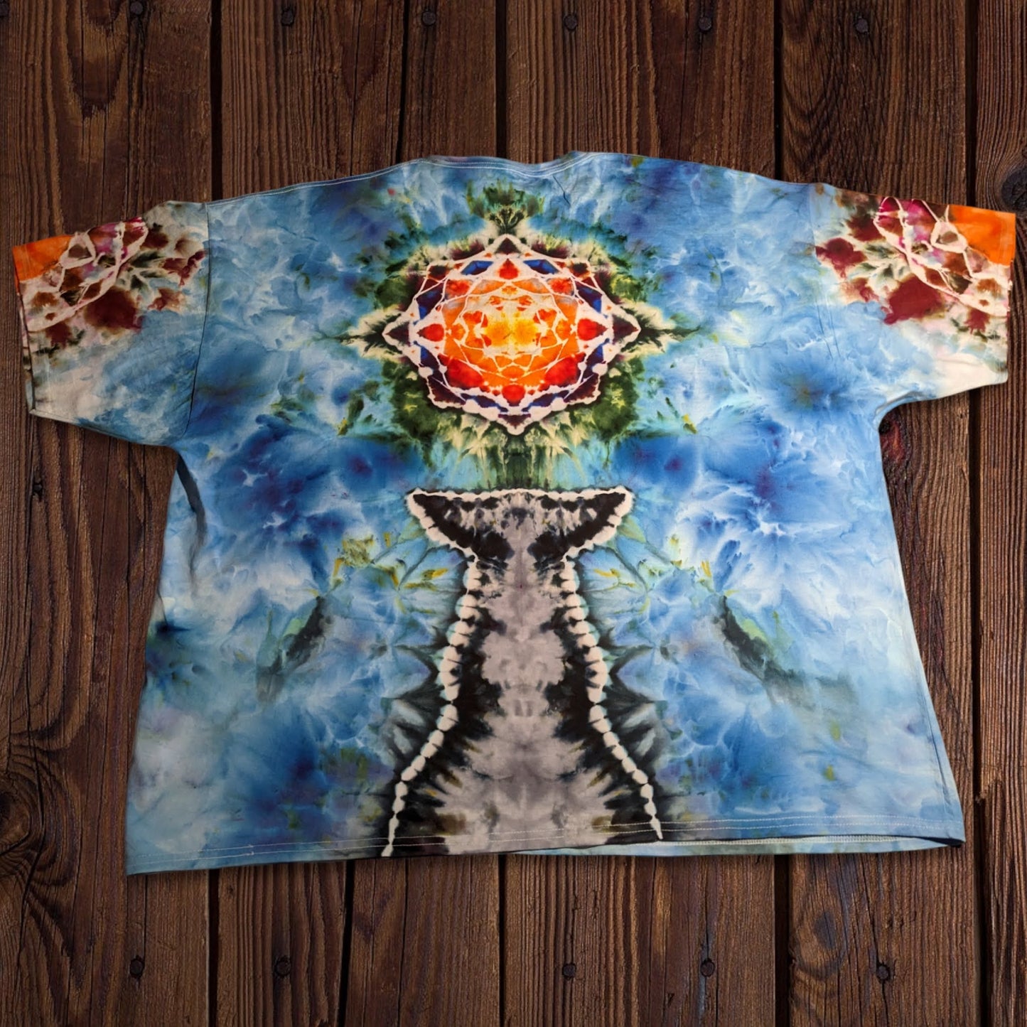 Stanley Portal Mandala - Grateful Dead Ice Dyed Shirt 4XL