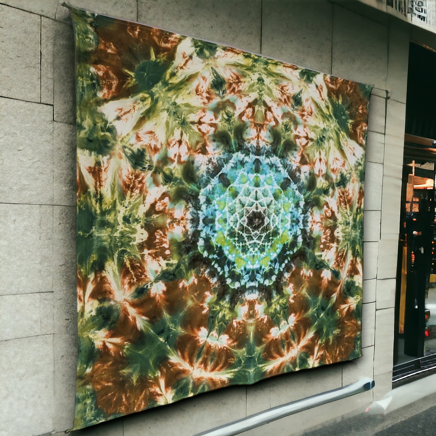 Forest Floor - Ice Dyed Tapestry 58"x58"