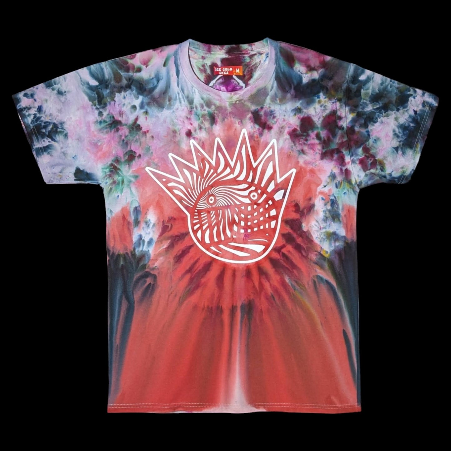 Fundraiser Benefit - Medium Ween Inspired Ice/Tie Dye Screen Printed Shirt