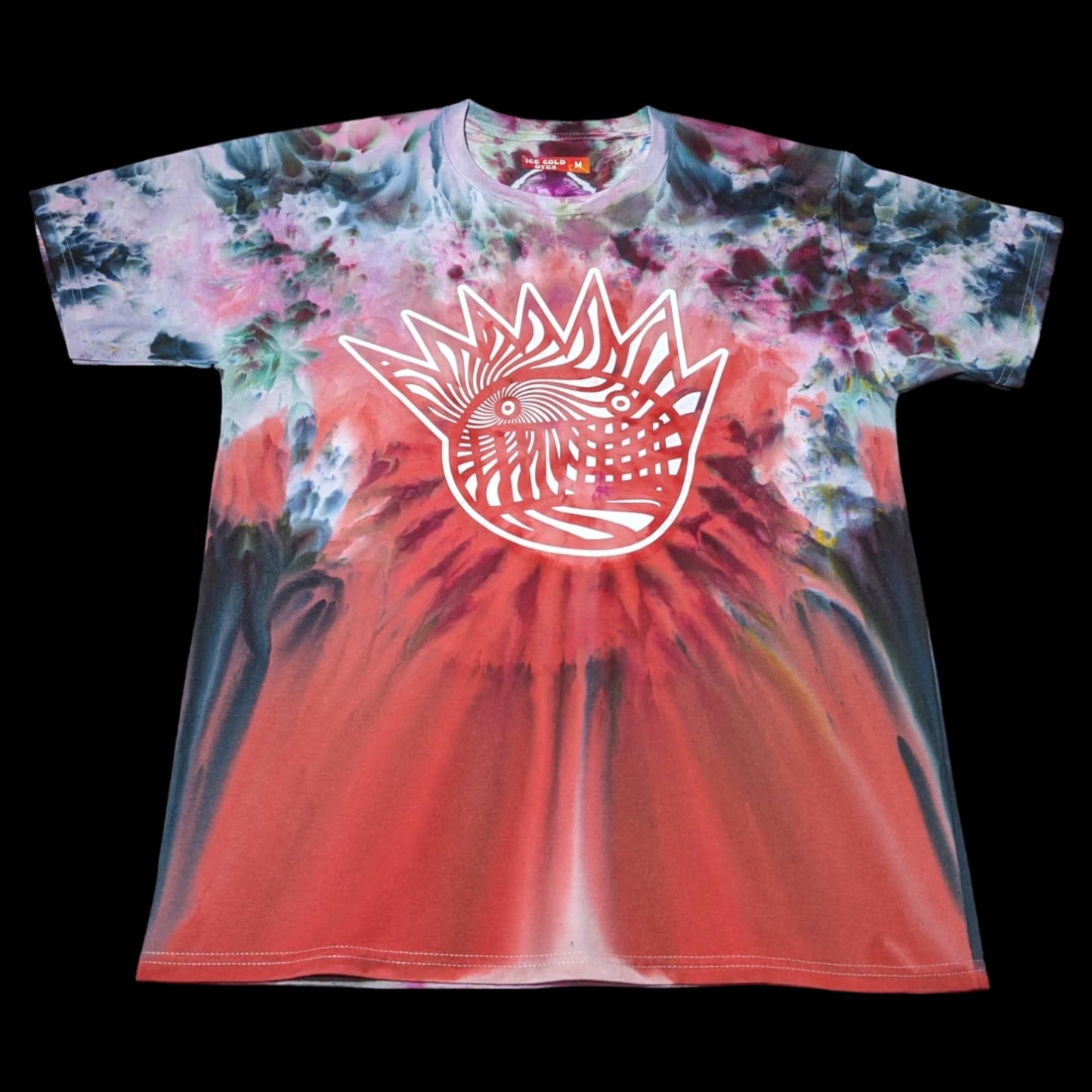 Fundraiser Benefit - Medium Ween Inspired Ice/Tie Dye Screen Printed Shirt