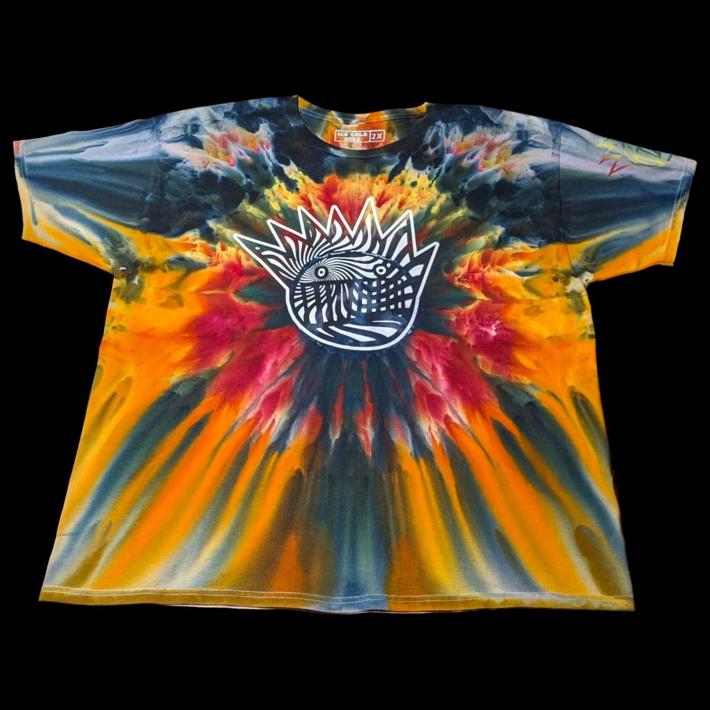 Fundraiser Benefit - 2xl Ween Inspired Ice/Tie Dye Screen Printed Shirt