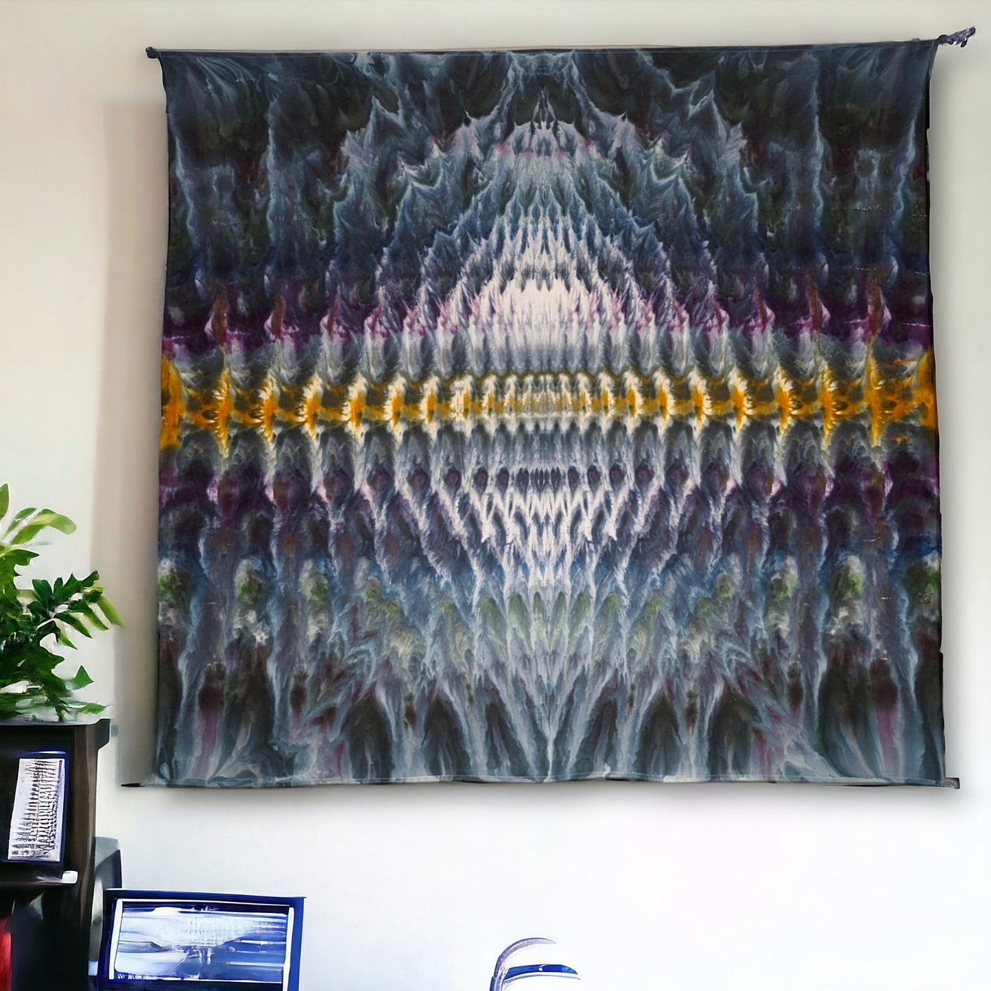 Enter the Rift - 58"x58" Tapestry