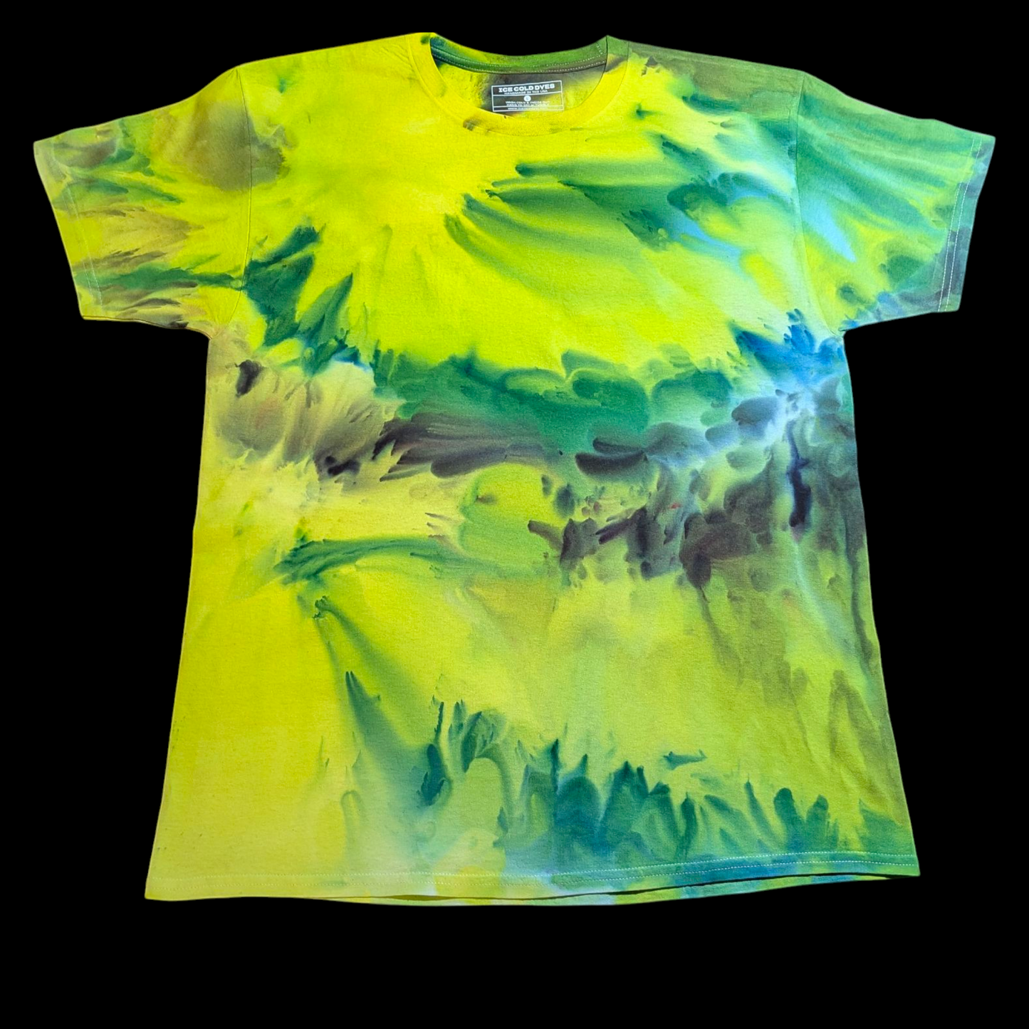 Sunset Inferno - Large Ice Dyed Shirt