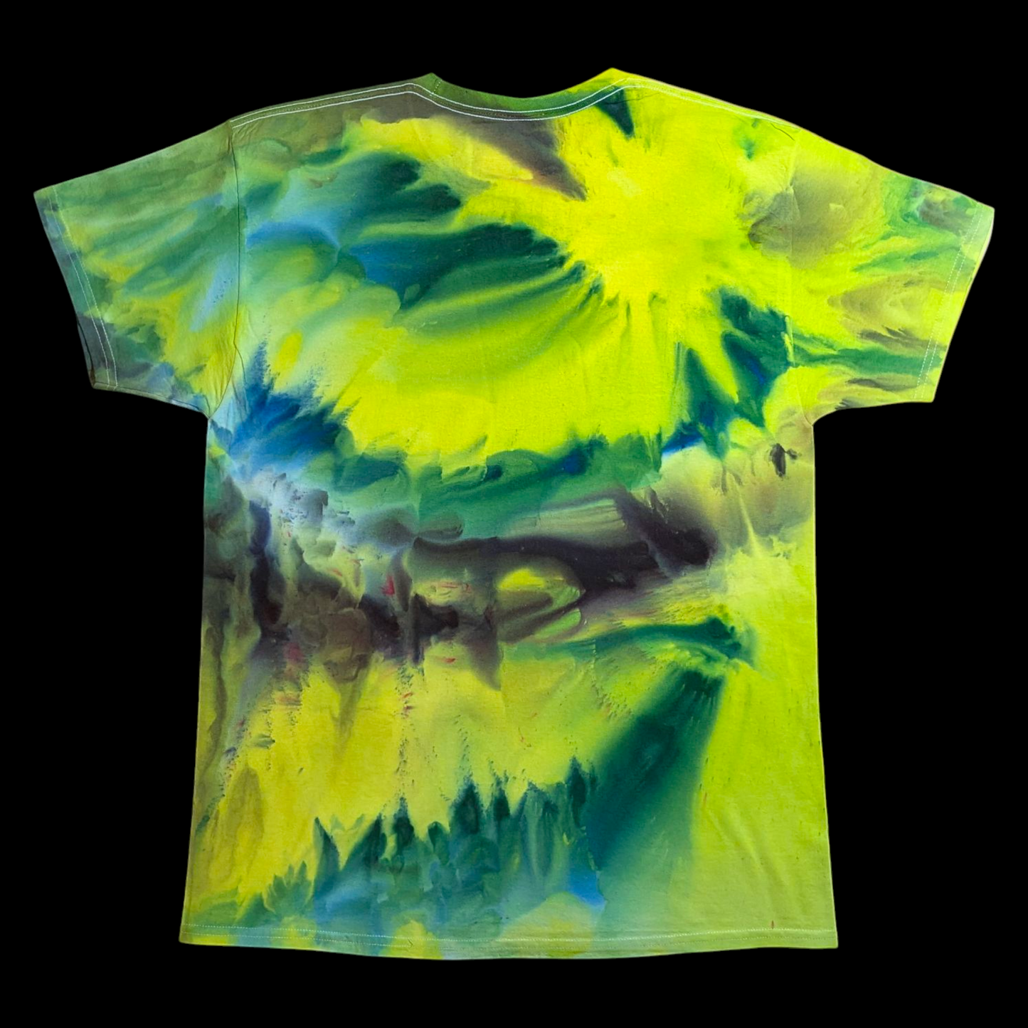 Sunset Inferno - Large Ice Dyed Shirt