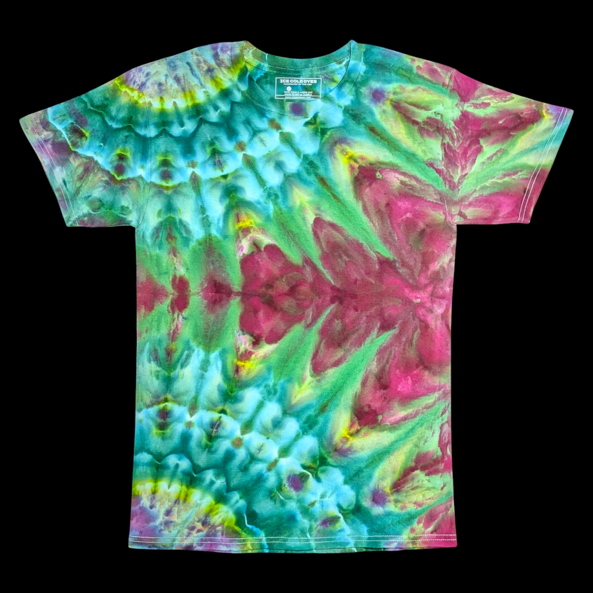 Velvet Horizon - Small Ice Dyed Shirt - one of a kind wearable art