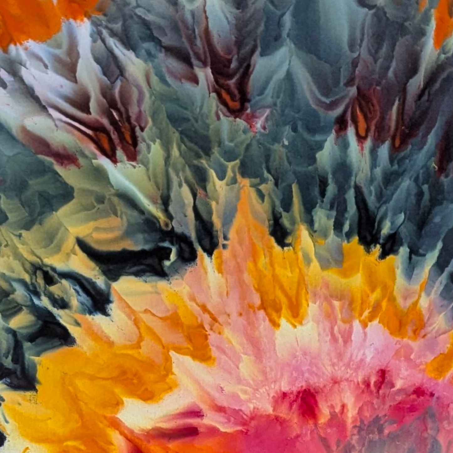 Fireburst Flow - 58"x58"