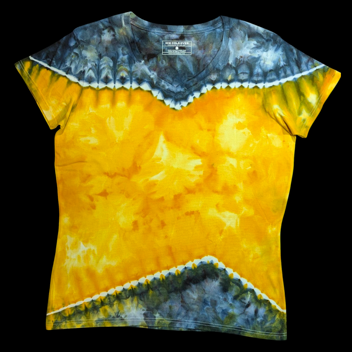 Ladies V-Neck Star Trek Inspired Ice Dyed Shirts (In-Stock)
