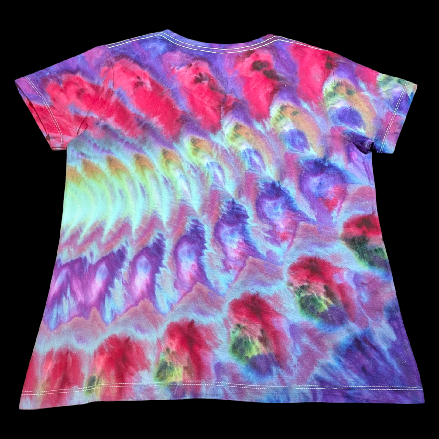 Color Clusters - Large Ladies Cut V-Neck