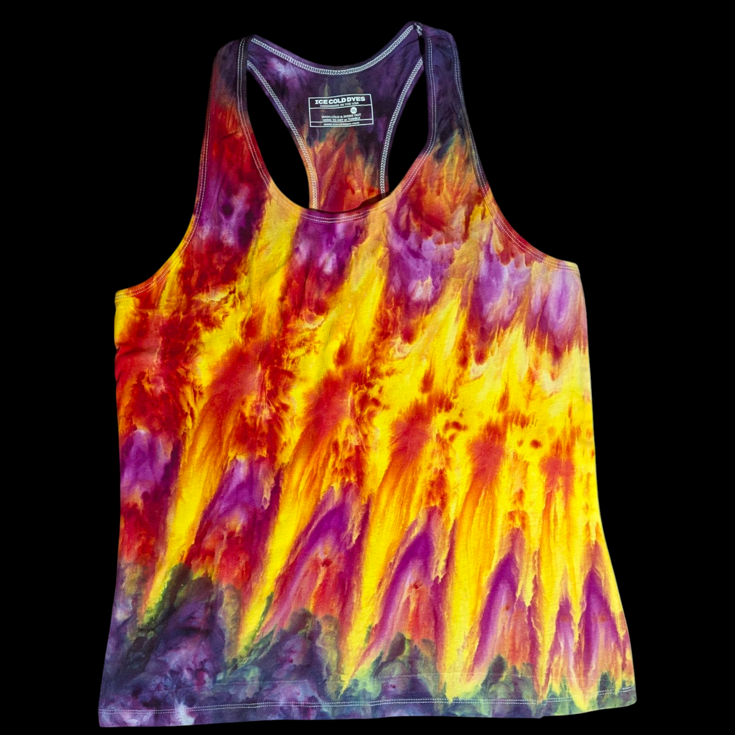 Firey Ladies Cut Tank Tops