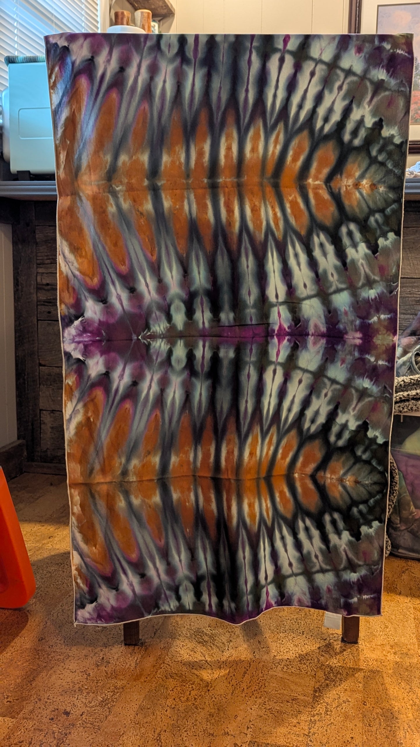 Spire Path - Soft Rayon Ice Dyed Scarf 82"x22"