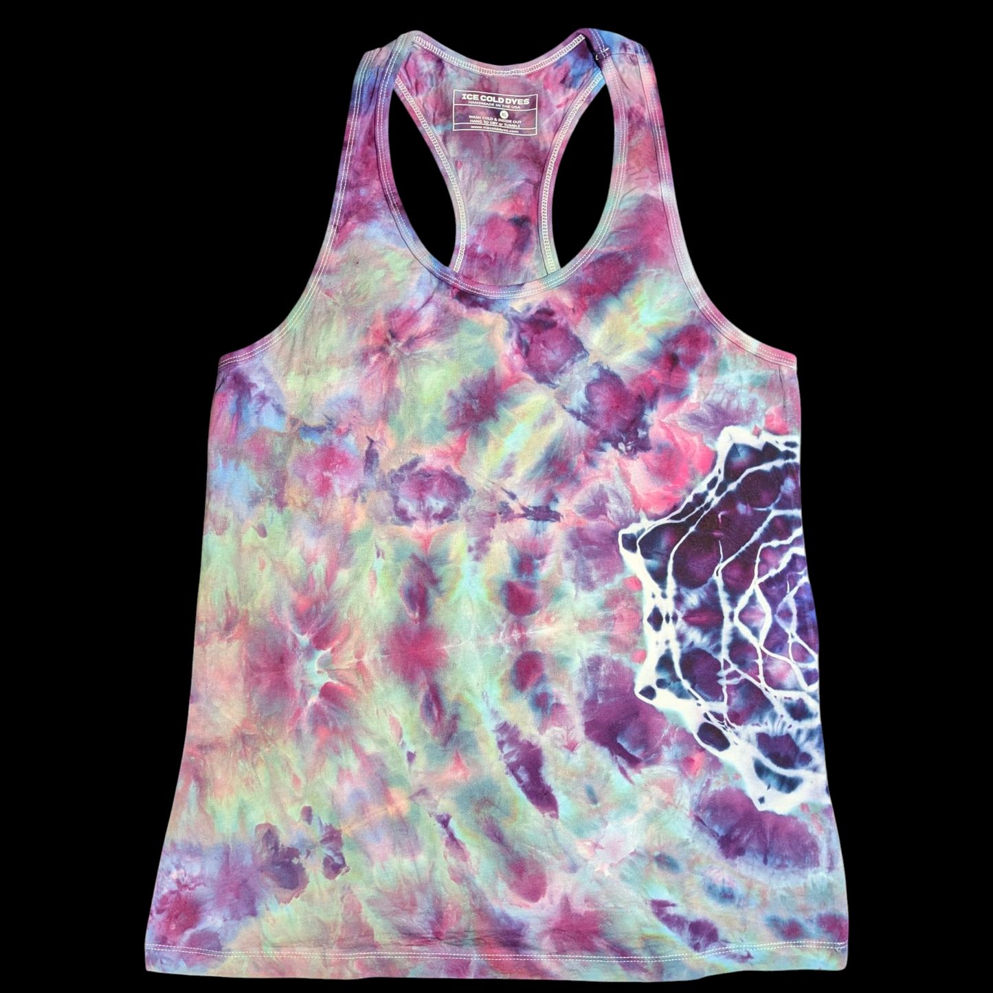 Side Mandala Purples Ladies Cut Tanks