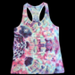 Side Mandala Purples Ladies Cut Tanks