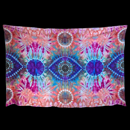 Seeing Eye Ice Dyed Large Sarong Wrap/Tapestry 72"x40"