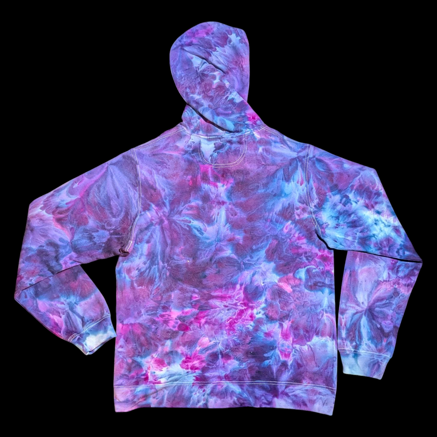 Medium Zip up Ice Dyed hoodie