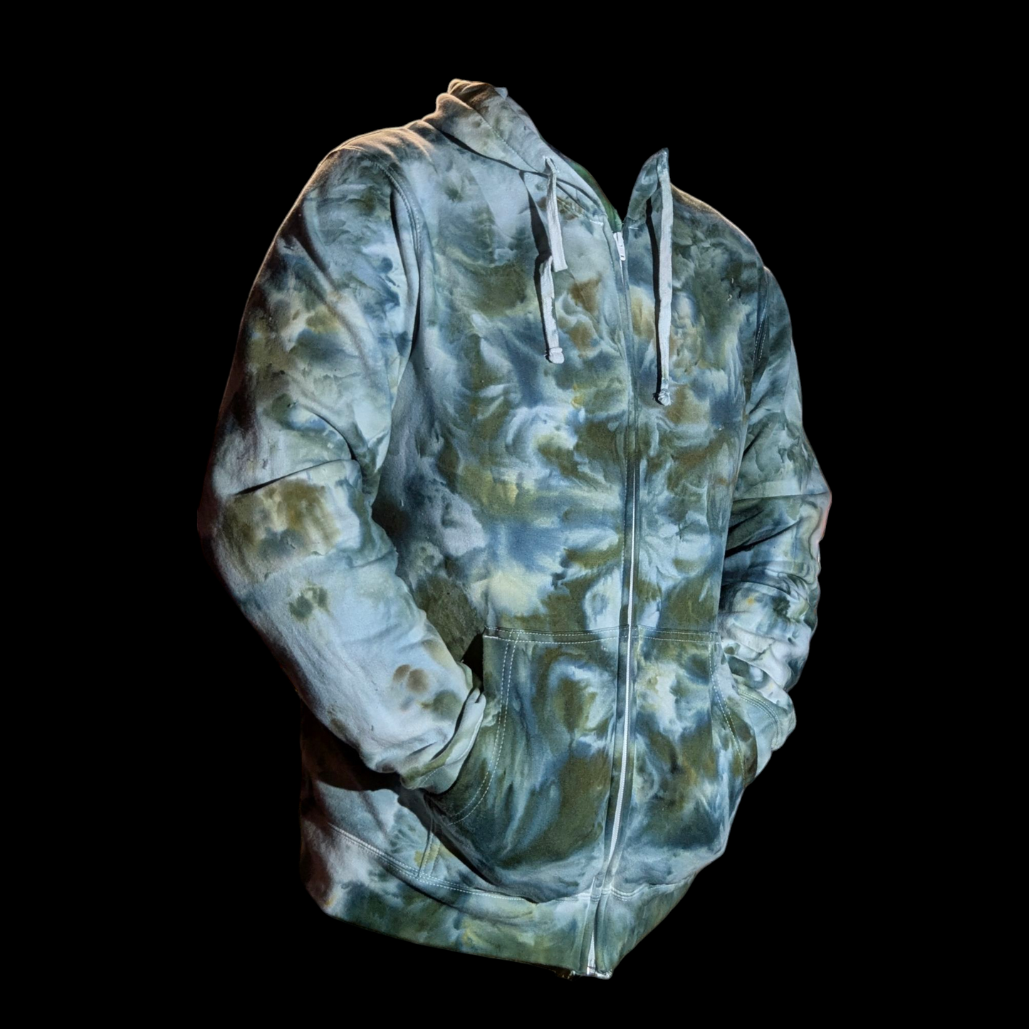 Fall 25 - Large Ice Dyed Hooded Sweatshirt