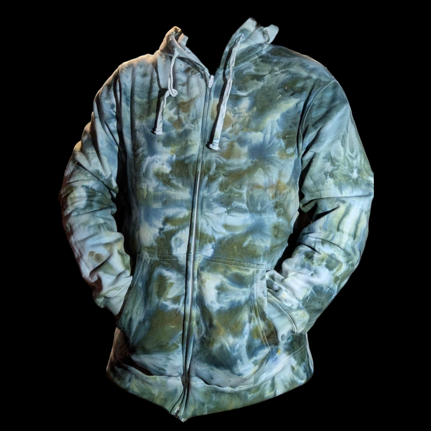 Fall 25 - Large Ice Dyed Hooded Sweatshirt