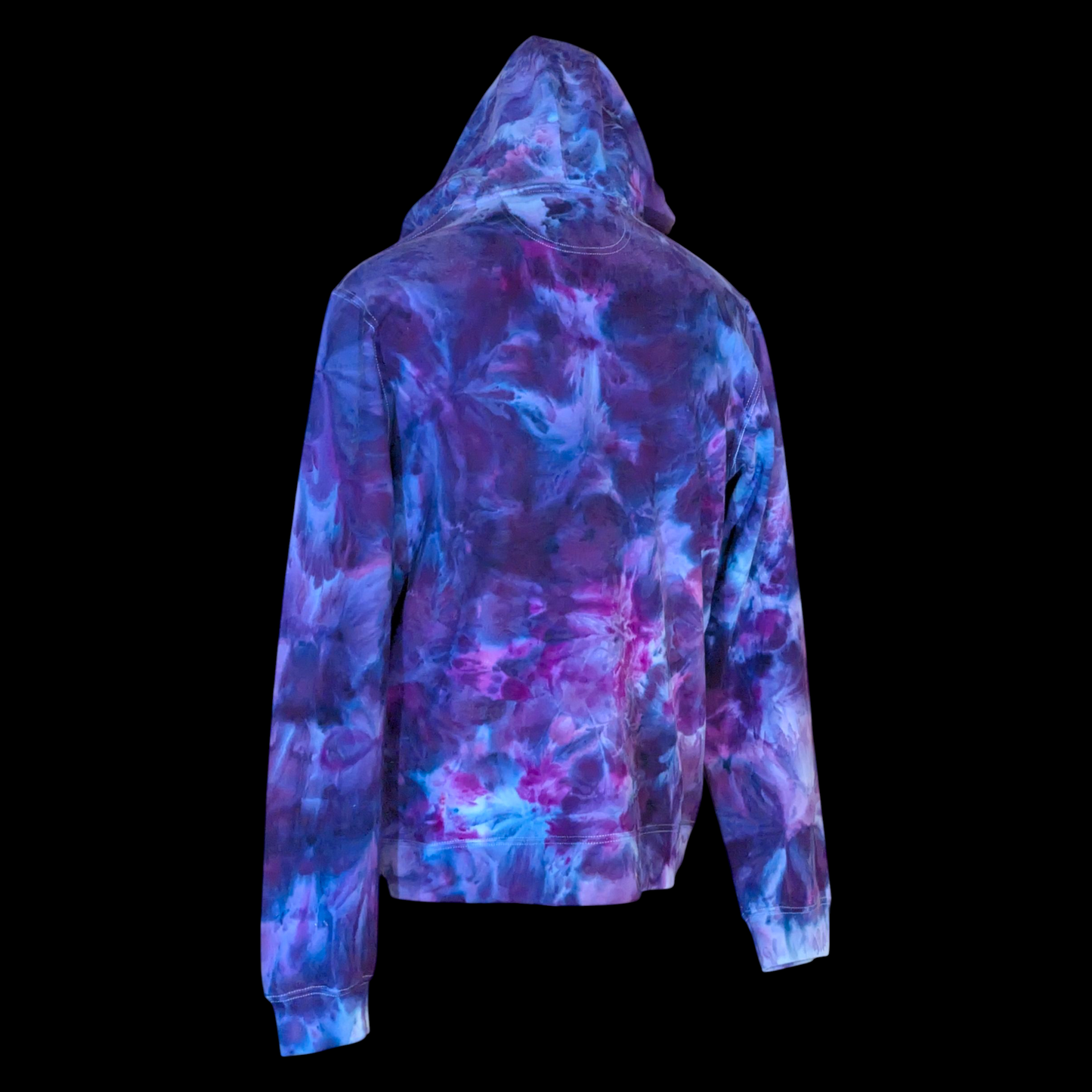 Medium Zip up Ice Dyed hoodie