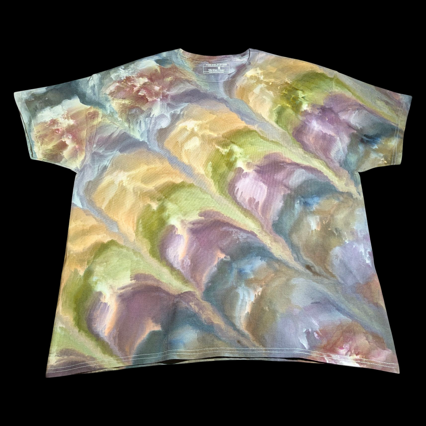 Rolling Through Time - XL Ice Dyed Shirt