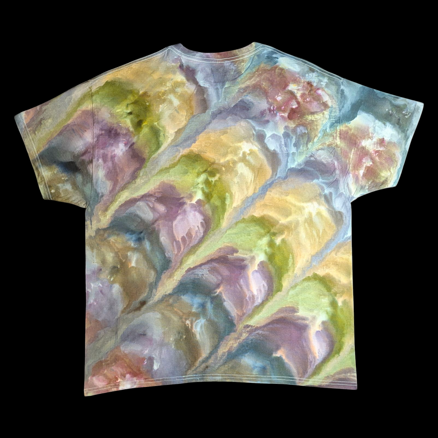 Rolling Through Time - XL Ice Dyed Shirt