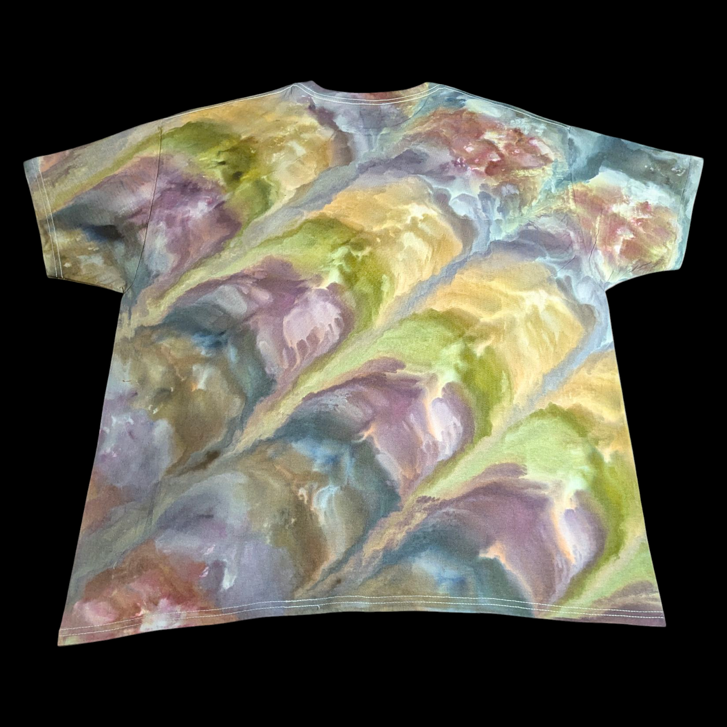 Rolling Through Time - XL Ice Dyed Shirt