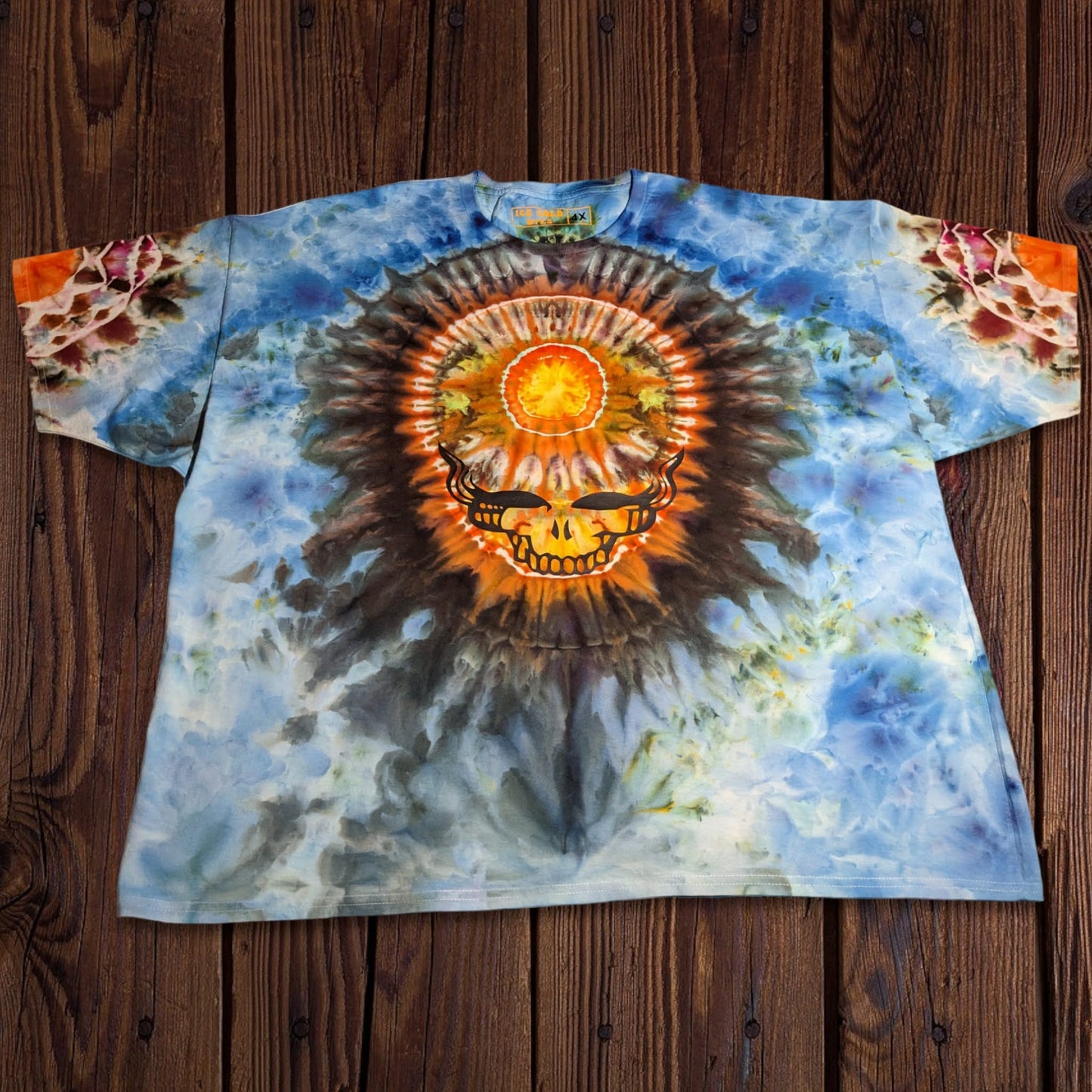 Stanley Portal Mandala - Grateful Dead Ice Dyed Shirt 4XL