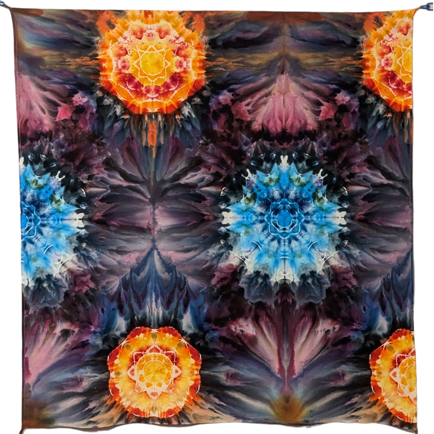 Wrong in a Good Way - 58"x58"  Ice Dyed Tapestry