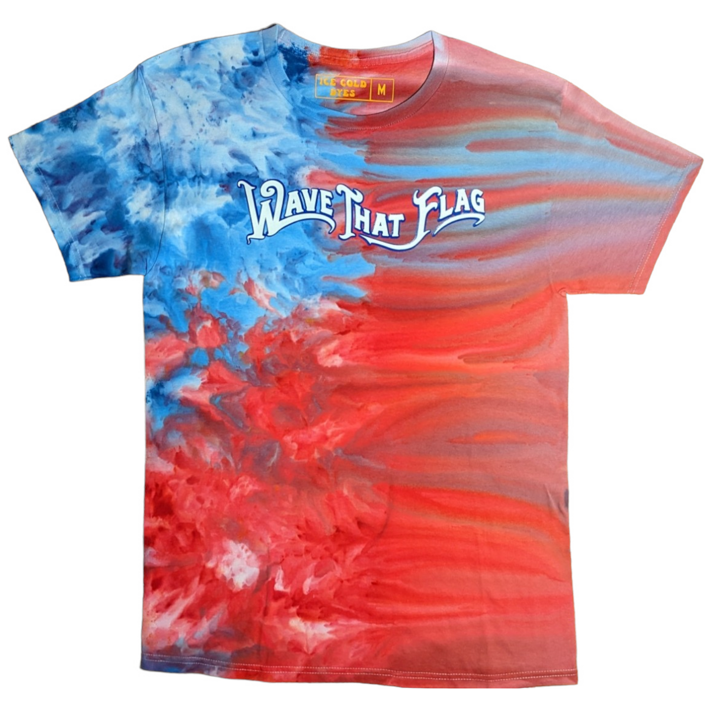 Wave That Flag Ice Dyed Shirt Assorted Sizes