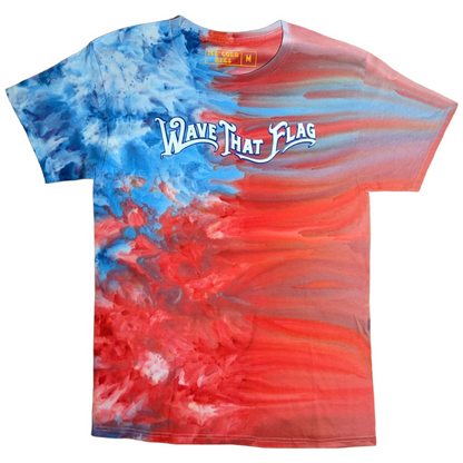 Wave That Flag Ice Dyed Shirt Assorted Sizes