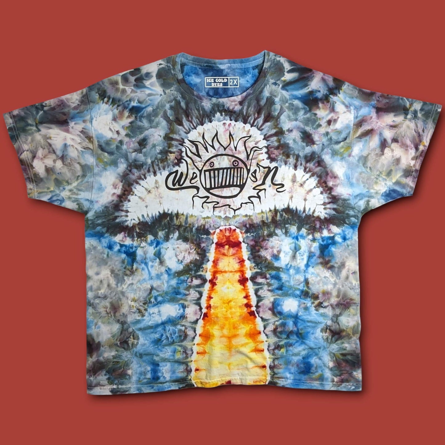 Boognish Melting Limited Run Ween Ice Dyed Shirt for 2023 - 2XL