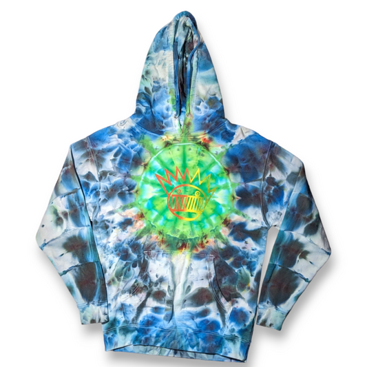 Boognish Hoodie - Large Ween Inspired Ice Dyed Hoodie
