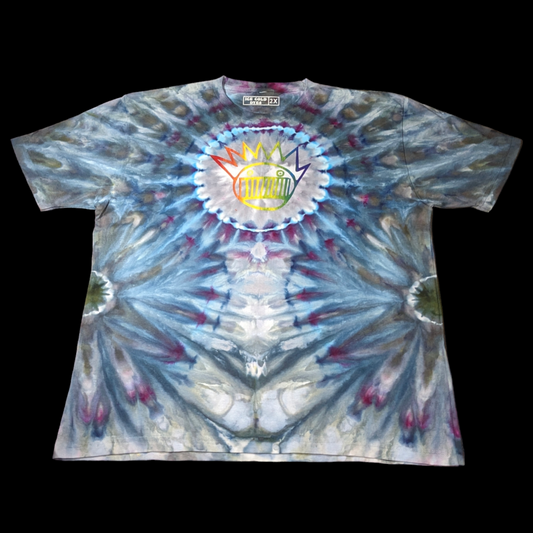 Ween Rainbow Boognish "Be Not Afraid" 2XL Ice Dyed Shirt