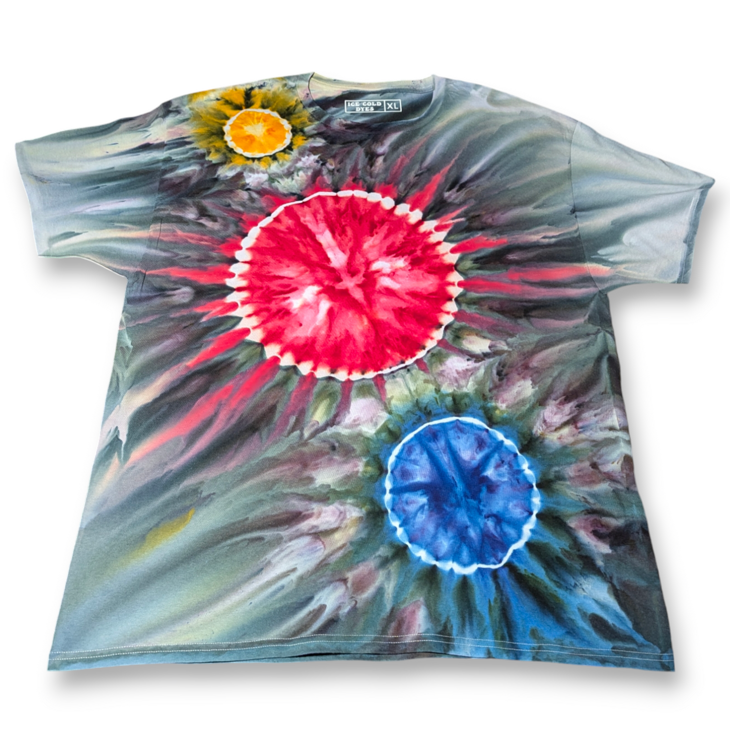 The Three Orbs - XL Ice Dyed Shirt