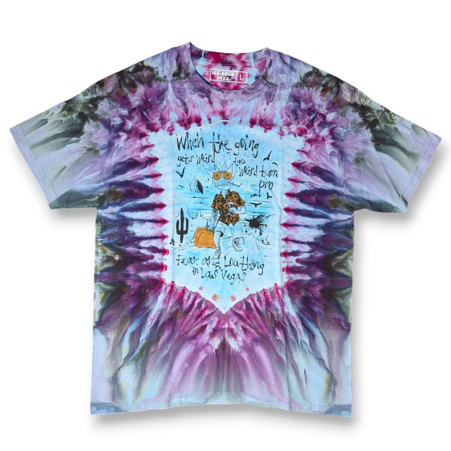 Ween and Loathing in Las Vegas - Large Ice Dyed Shirt