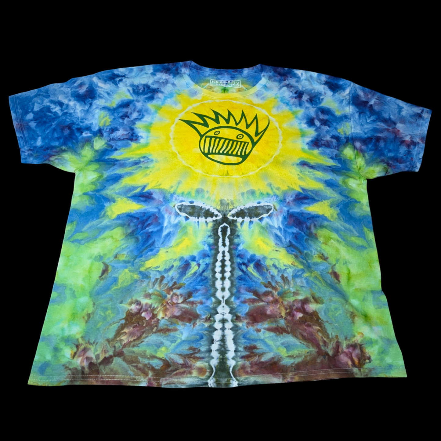 Push the Lil Boognish - 2XL Ice Dyed Ween Inspired Shirt