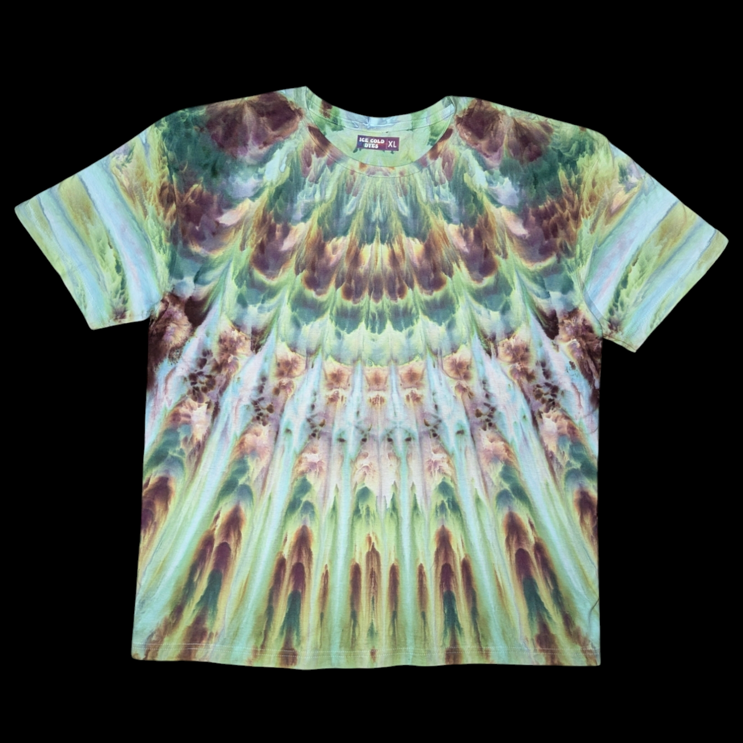 Through the Tree Fabric - XL Ice/Tie Dye Softstyle Shirt