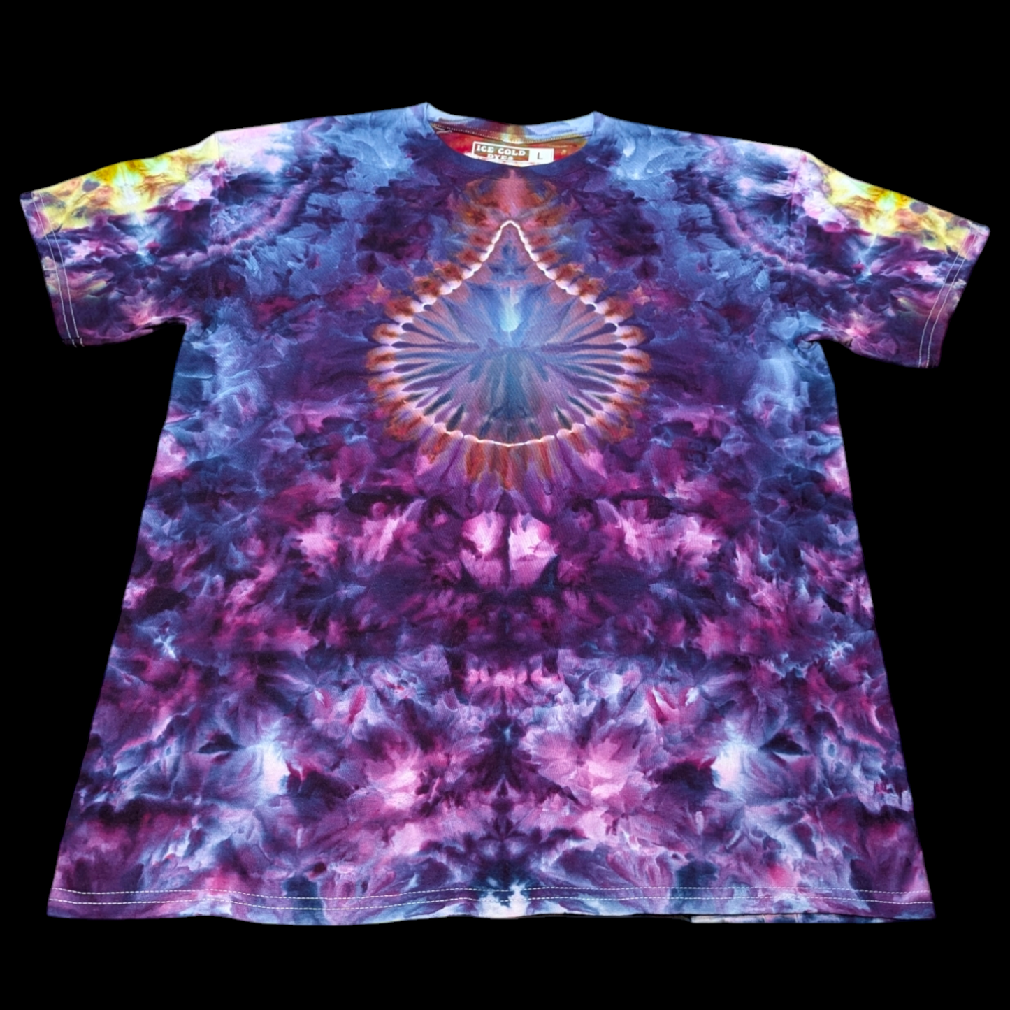 Purple Drop Blast - Large Ice /Tie Dye Shirt