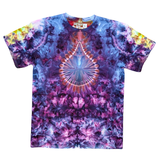 Purple Drop Blast - Large Ice /Tie Dye Shirt