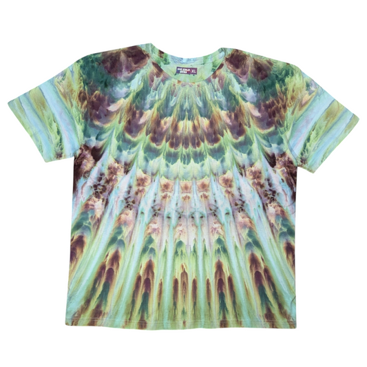 Through the Tree Fabric - XL Ice/Tie Dye Softstyle Shirt