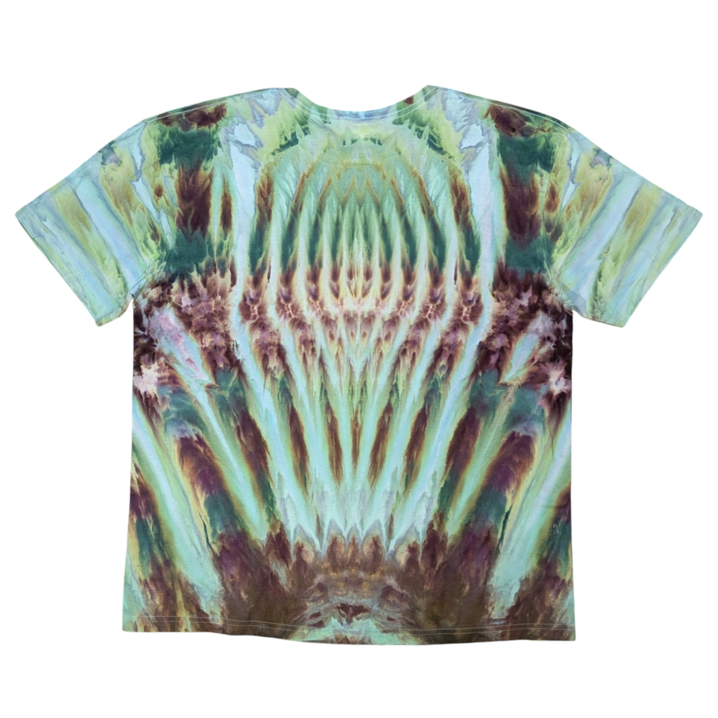 Through the Tree Fabric - XL Ice/Tie Dye Softstyle Shirt