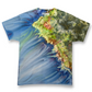 Topographic Dyeland - Large Ice /Tie Dye Shirt