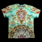 Prism Cascade - XL Ice Dyed Shirt - one of a kind wearable art