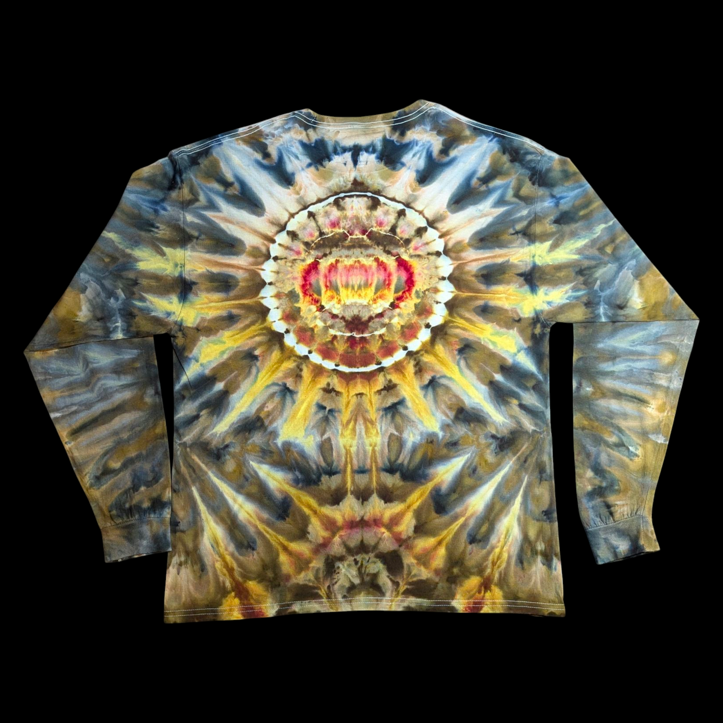 Ocean Abyss - Medium Ice Dyed Long Sleeve Shirt