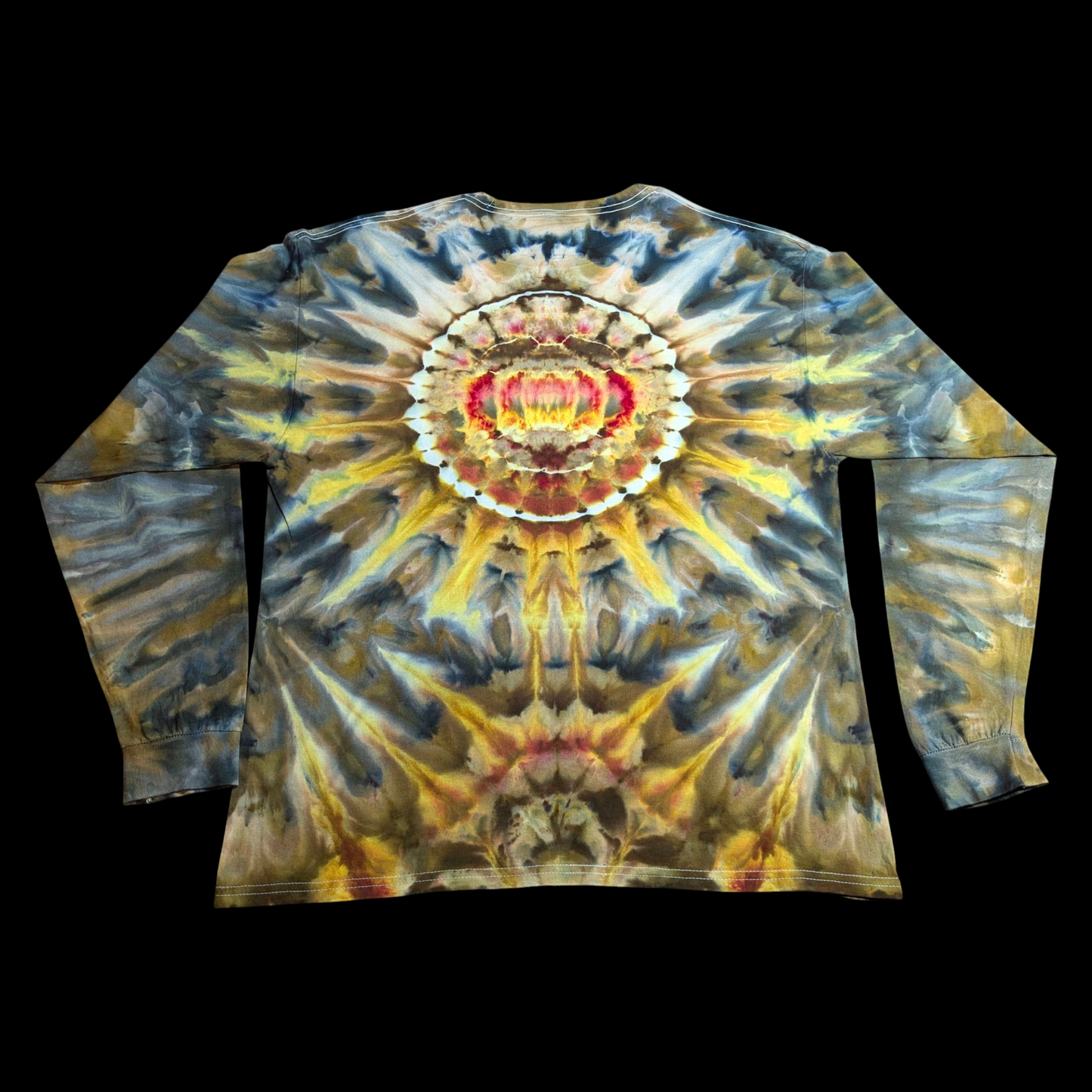 Ocean Abyss - Medium Ice Dyed Long Sleeve Shirt