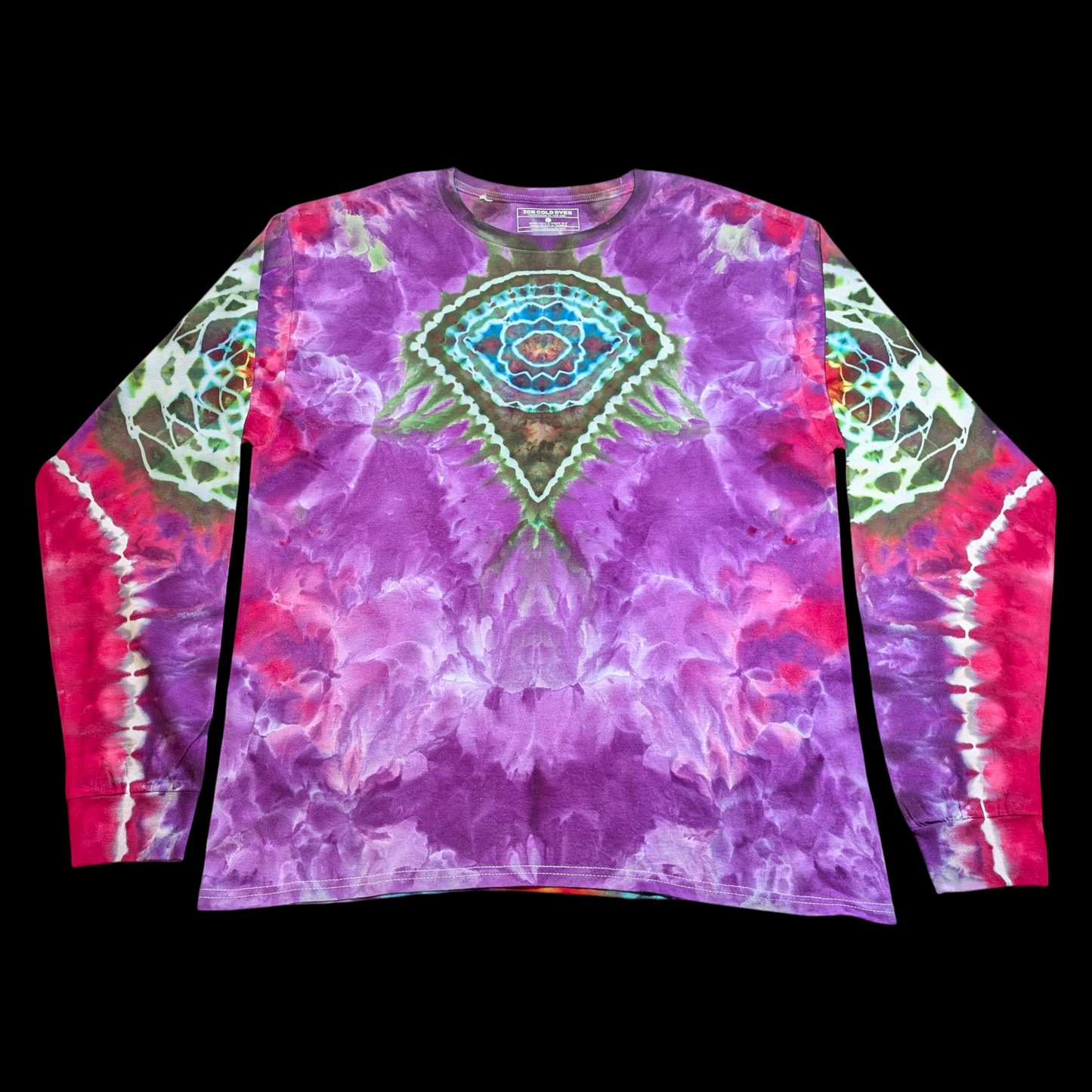 Midnight Mirage - Large Ice Dyed Shirt