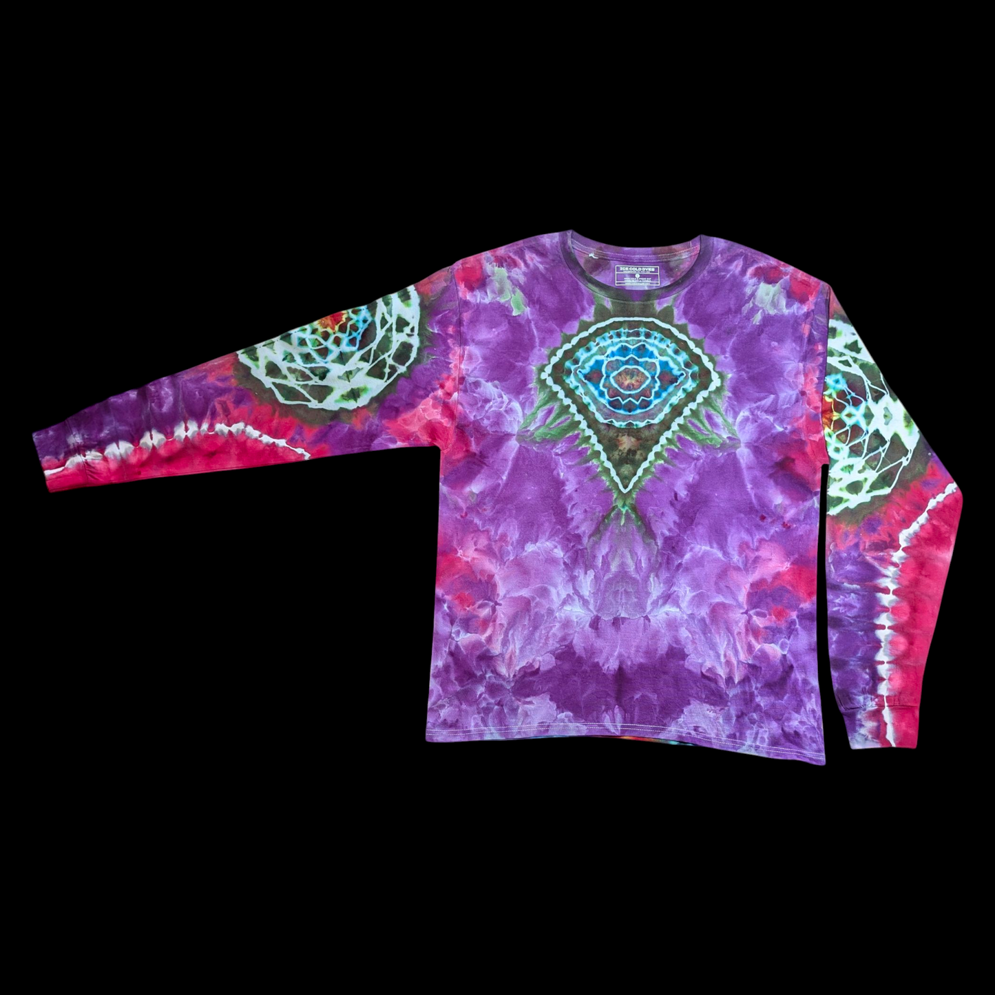 Midnight Mirage - Large Ice Dyed Shirt