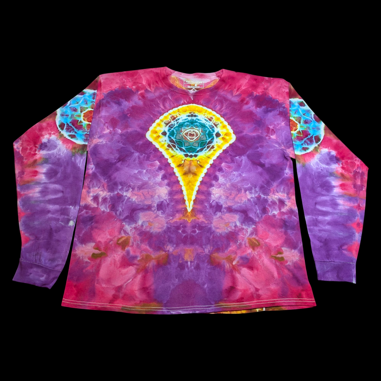 Crystal Bloom - XL Ice Dyed Shirt