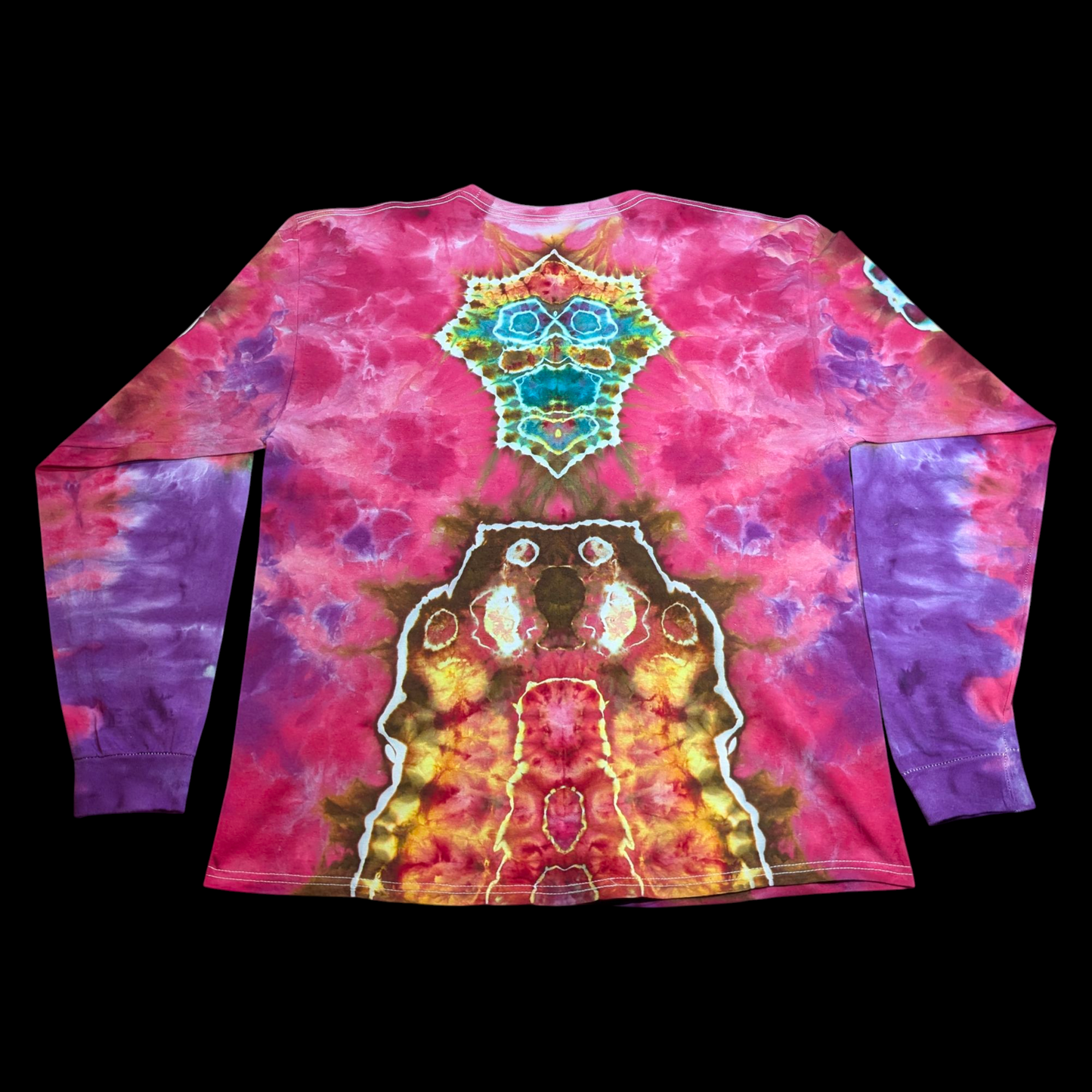 Crystal Bloom - XL Ice Dyed Shirt